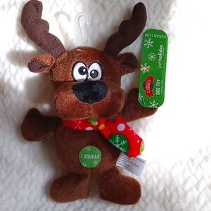 NEW.  MOOSE - DOG TOY BY GRREAT CHOICE.  PLUSH, SOFT AND CUDDLY.